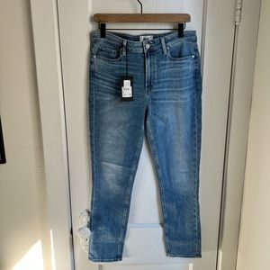 Paige Hoxton ankle skinny high rise jeans